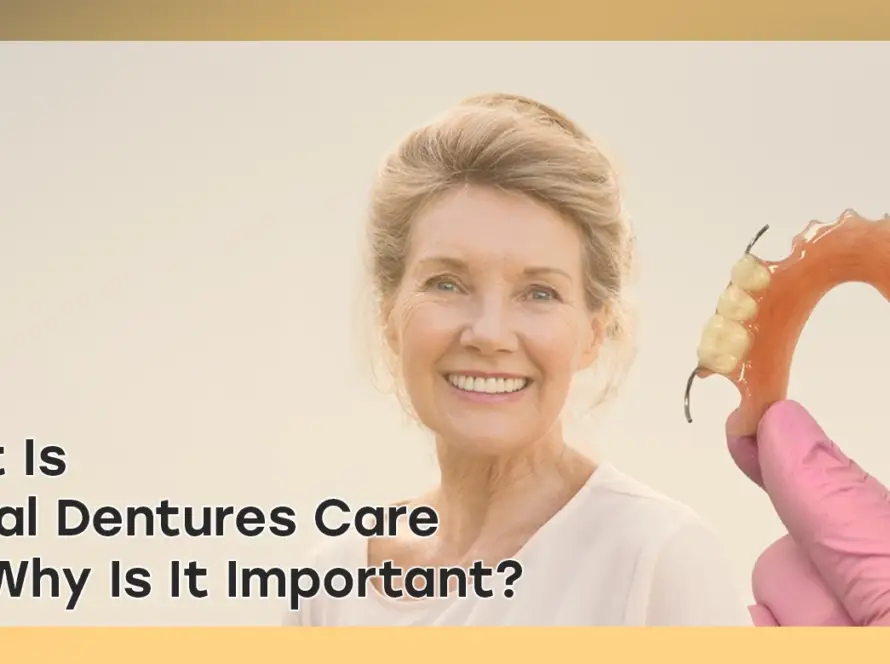 Partial dentures care