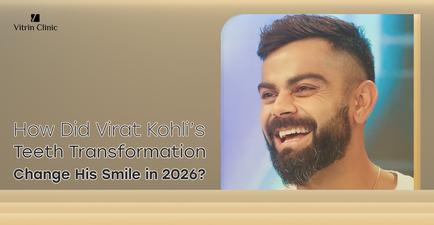 Virat Kohli Teeth Transformation
