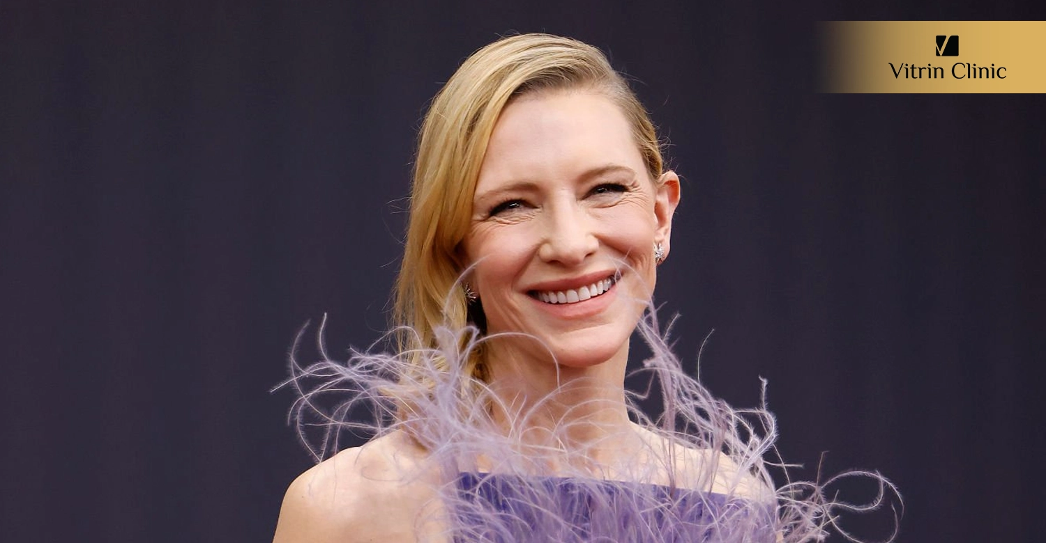What Role Does Cate Blanchett's Smile Play in Her Iconic Image?