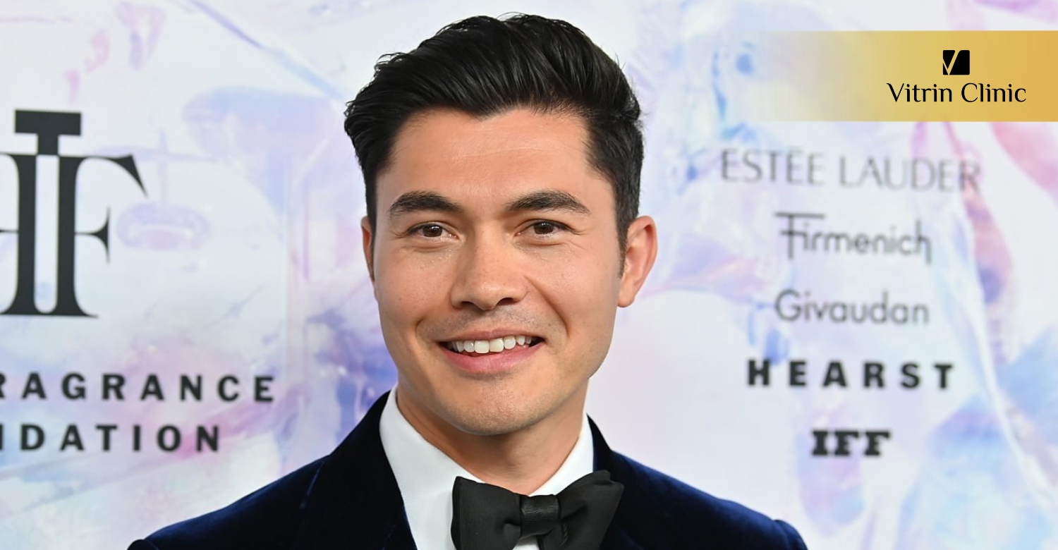 Henry Golding teeth