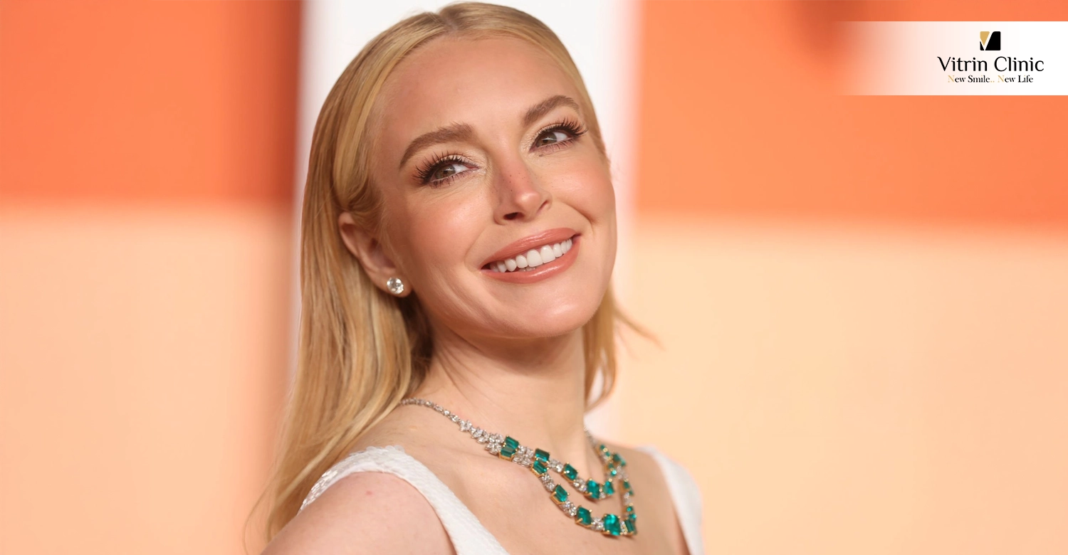 Lindsay Lohan Teeth Transformation