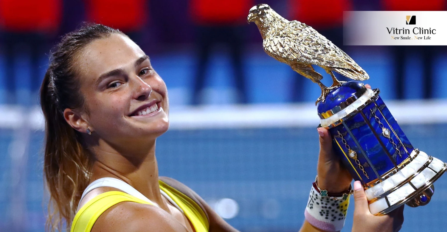 Aryna Sabalenka's Teeth in 2020