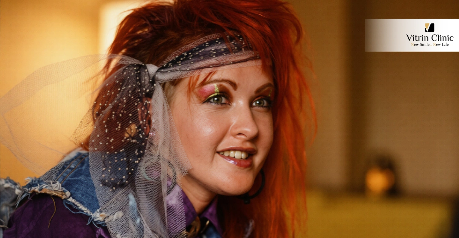 Cyndi Lauper smile