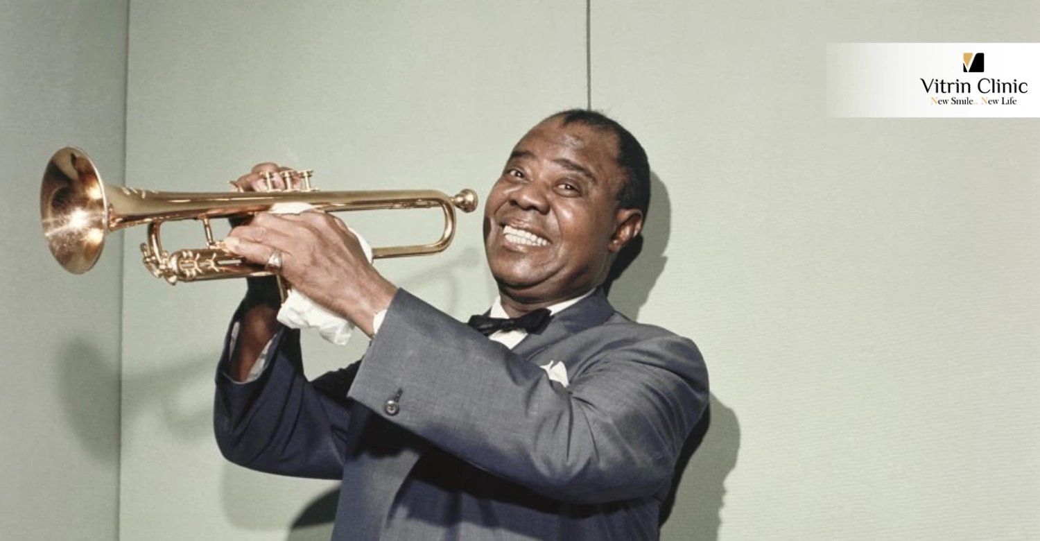Louis Armstrong smile