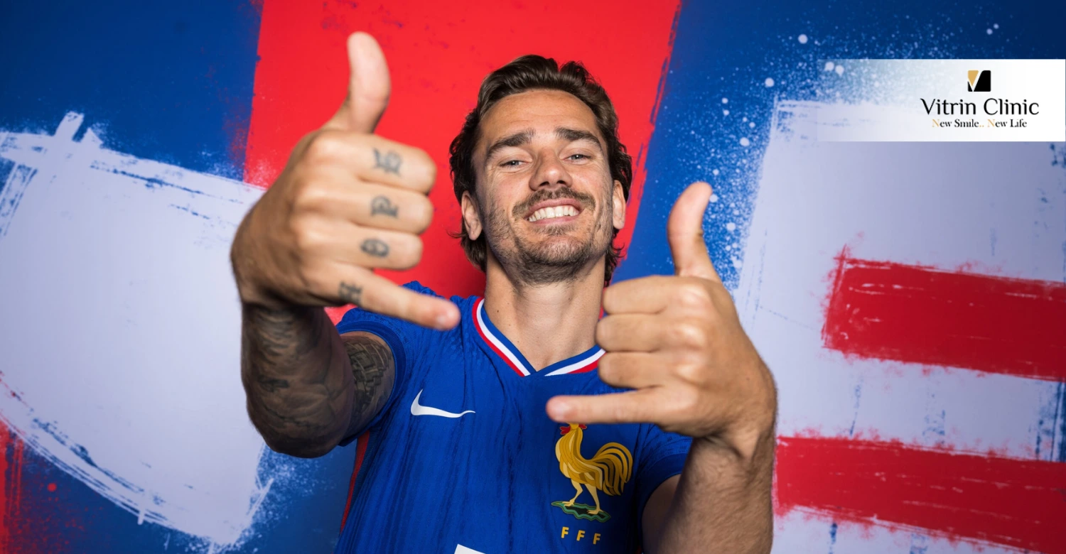 Antoine Griezmann Lächeln