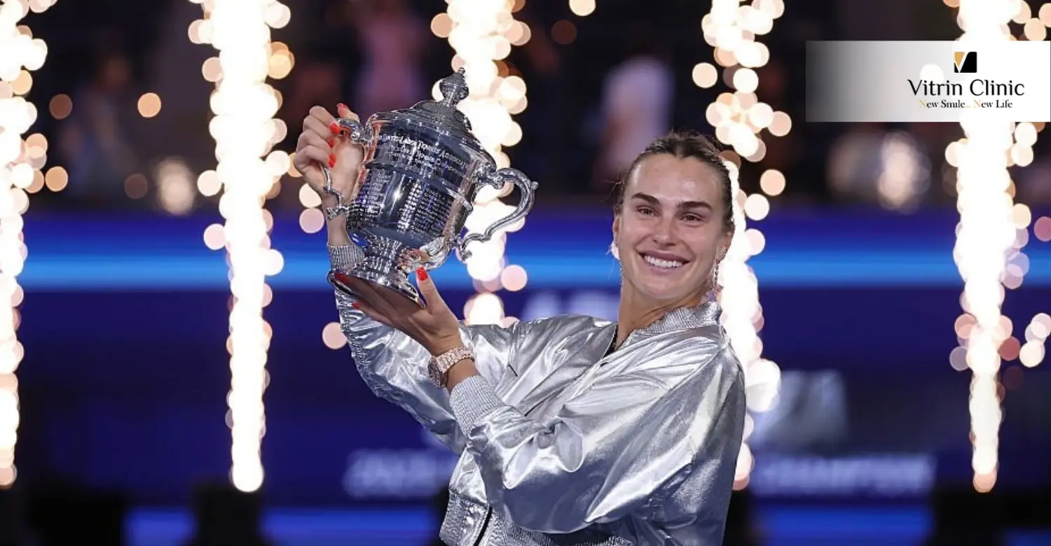 Lächeln von Aryna Sabalenka