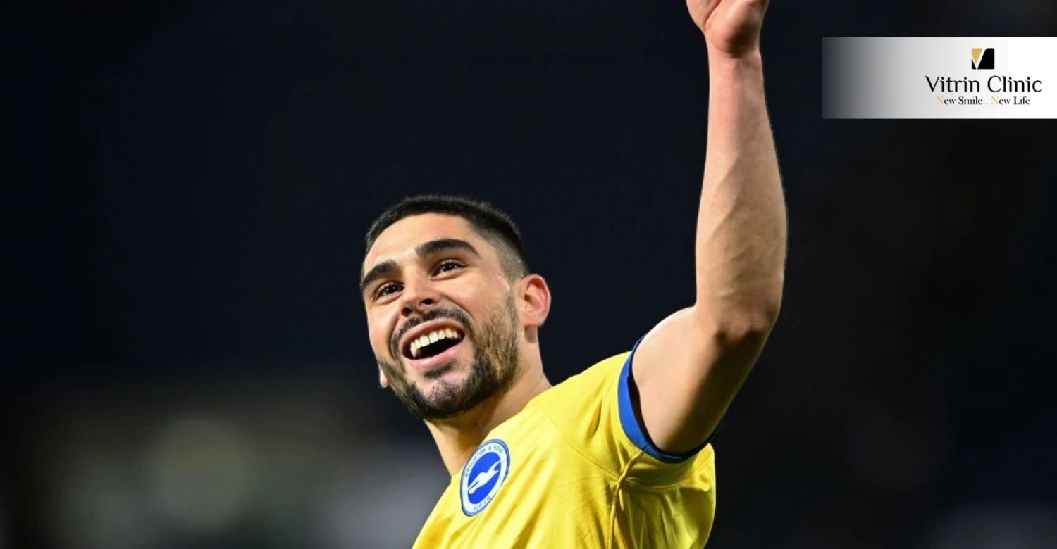 Sourire de Neal Maupay