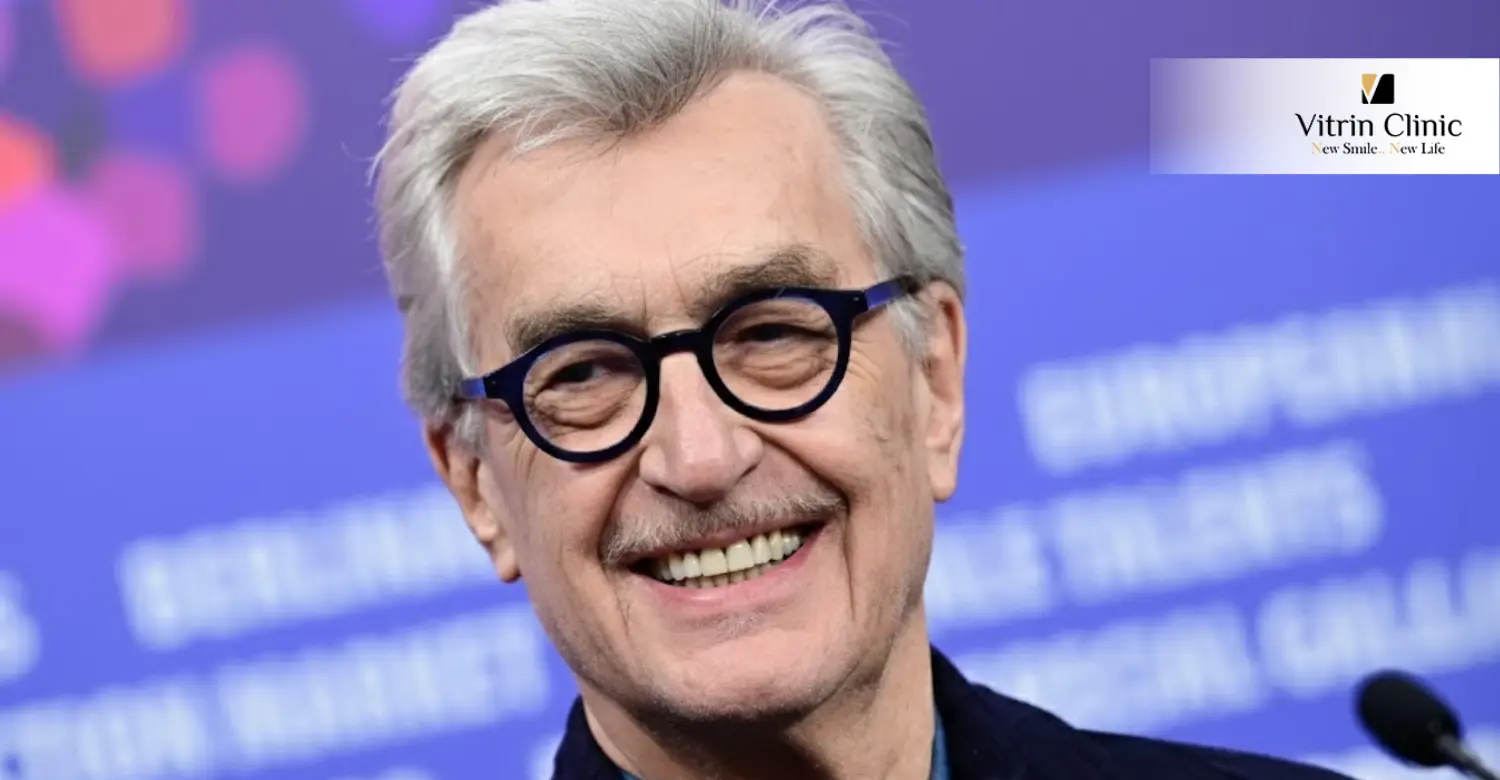 Lächeln von Wim Wenders.