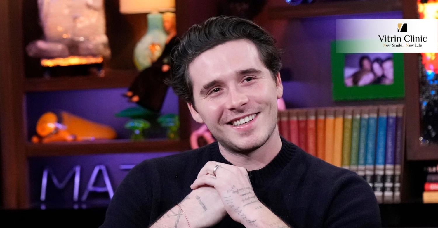 Brooklyn Beckham smile