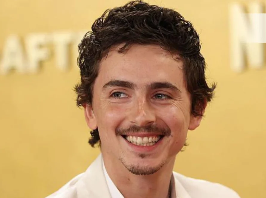 sorriso de Timothée Chalamet