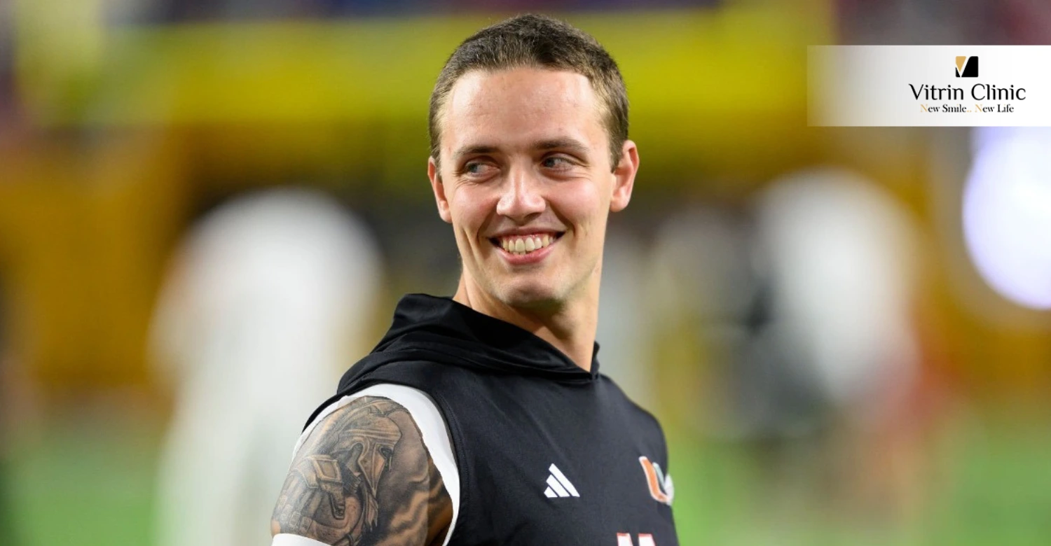 Carson Beck Smile